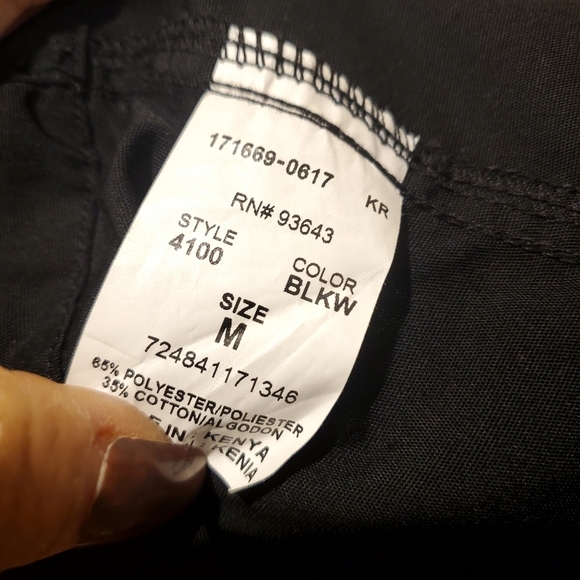 Cherokee  women's  black scrubs pants size M - Picture 9 of 10